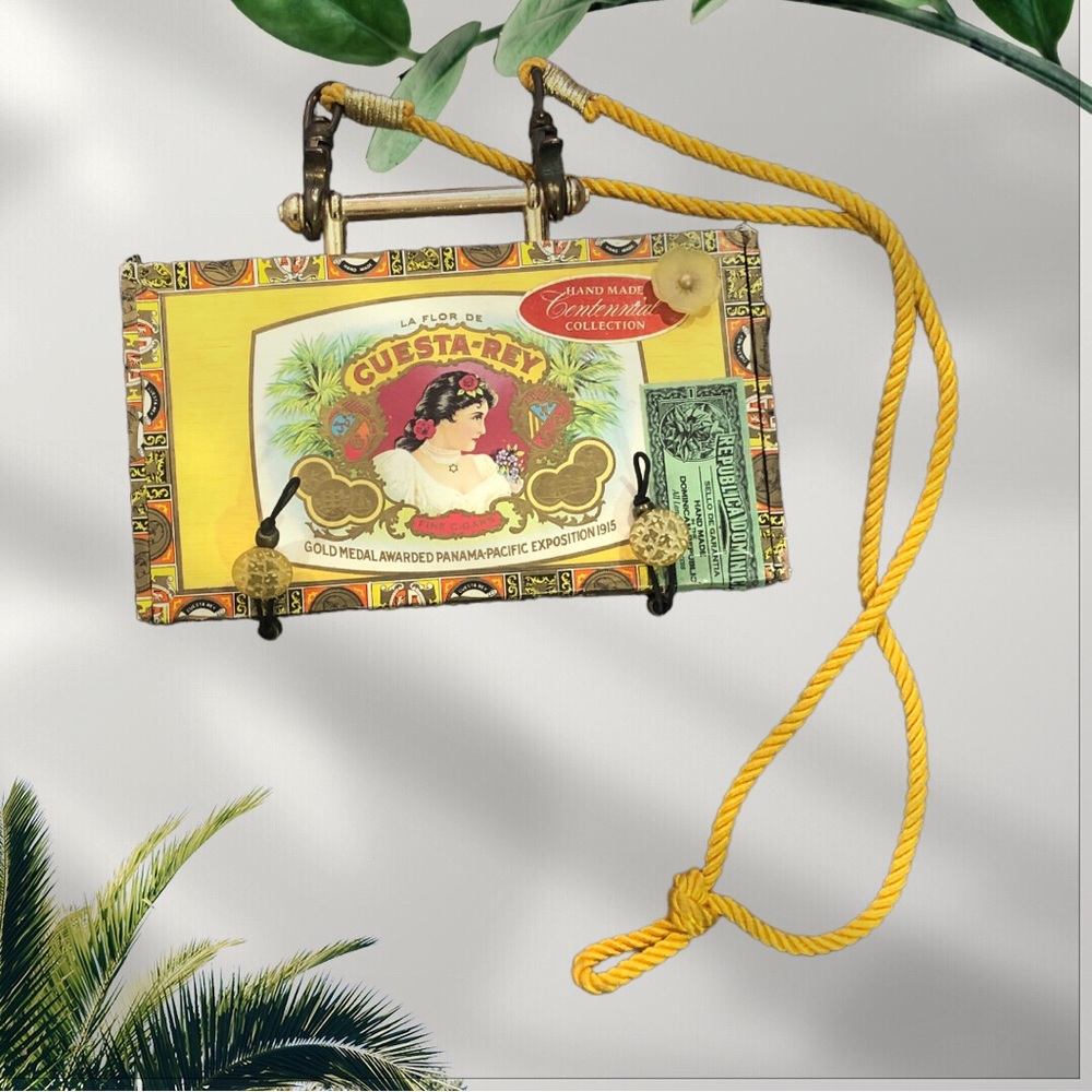 Cuesta-Rey vintage cigar box purse